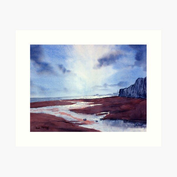 Evening Light over Bridlington Bay Art Print