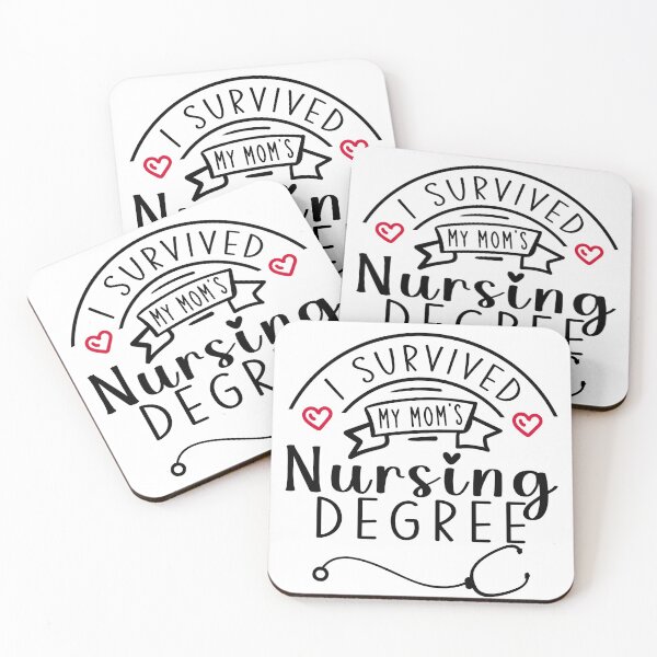 Item preview, I survived My Mom's Nursing Degree  designed and sold by TeeFleet Noble.