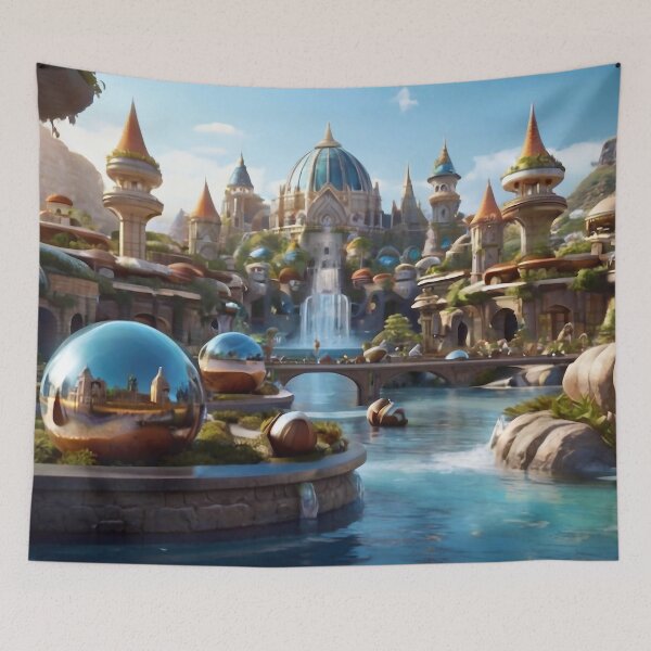 Item preview, Fantasy city designed and sold by M-Y-A-R-T-.