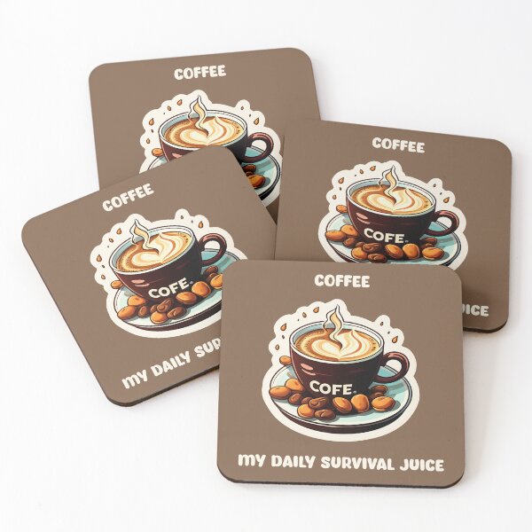 Item preview, Coffee: My daily survival juice designed and sold by RekiStyle.