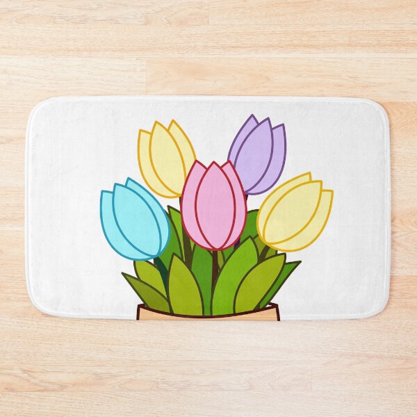 Item preview, Flower Pot with Tulips designed and sold by WildGuess5.