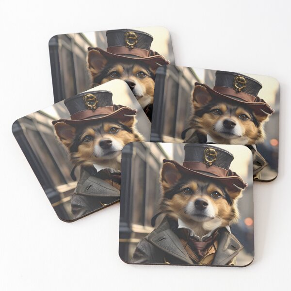 Item preview, Steampunk dog in Victorian aesthetics  designed and sold by Grygiel23.
