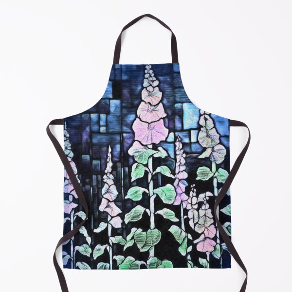 Item preview, Hollyhock Heaven designed and sold by Leslie Montgomery Art.
