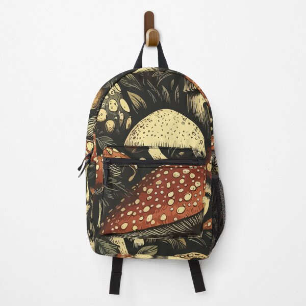 Item preview, Vintage mushroom pattern designed and sold by TomFrontierArt.