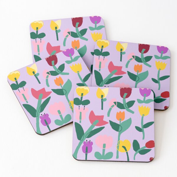 Item preview, My garden full of tulip, vintage Flower patterns designed and sold by zzzozzo.