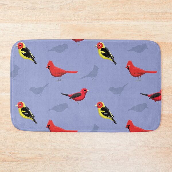 Item preview, Bird Cardinal Tanager Northern Cartoon Pattern designed and sold by SUPERHERON.