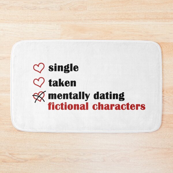 Item preview, single taken mentally dating fictional characters designed and sold by EmeraldeaArt.