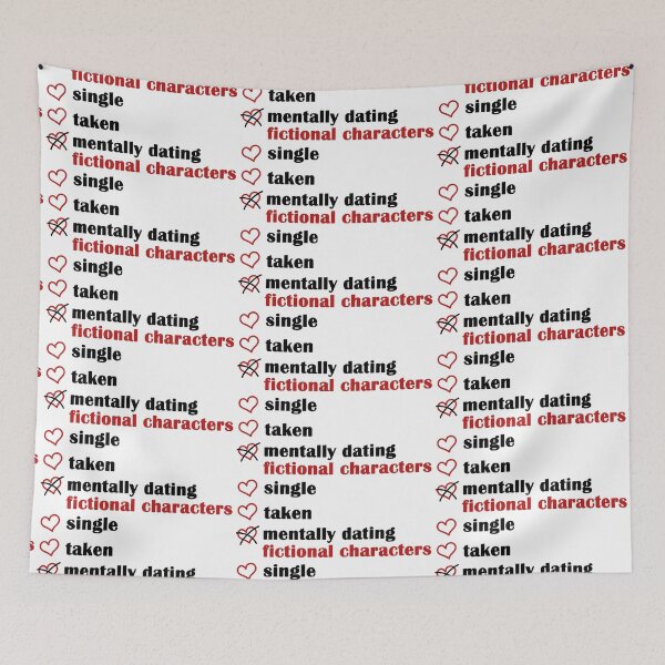 Item preview, single taken mentally dating fictional characters designed and sold by EmeraldeaArt.