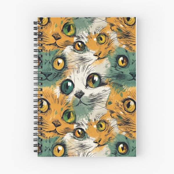Item preview, Cat Print Seamless Pattern - Bright Eyes. designed and sold by GiveMeMood.