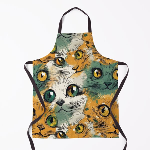 Item preview, Cat Print Seamless Pattern - Bright Eyes. designed and sold by GiveMeMood.