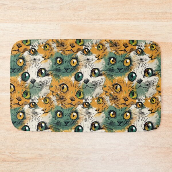 Item preview, Cat Print Seamless Pattern - Bright Eyes. designed and sold by GiveMeMood.