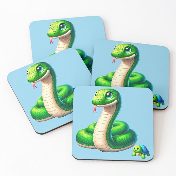 Item preview, Python Pals: Adventures in Coding with Turtle & Snake designed and sold by TuringTacoTales.