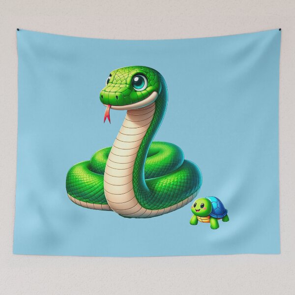 Item preview, Python Pals: Adventures in Coding with Turtle & Snake designed and sold by TuringTacoTales.