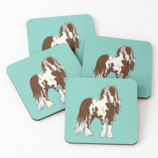 Item preview, Brown and white Irish cob horse designed and sold by christmas-lady.