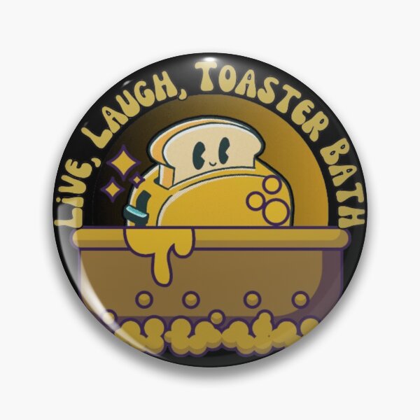 Item preview, Live, Laugh, Toaster Bath - Cool Brown Print designed and sold by TGAL2.