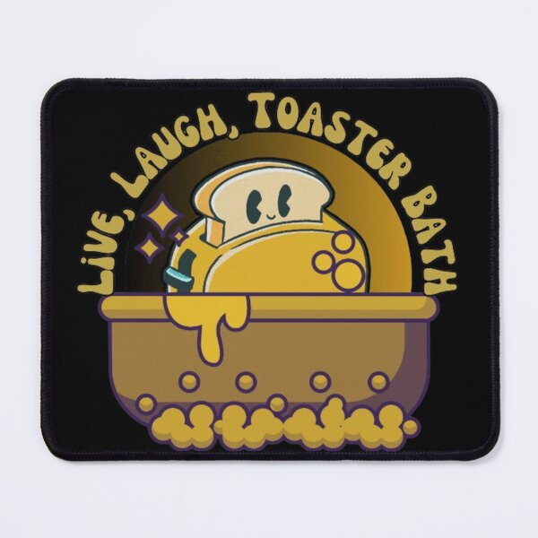 Item preview, Live, Laugh, Toaster Bath - Cool Brown Print designed and sold by TGAL2.