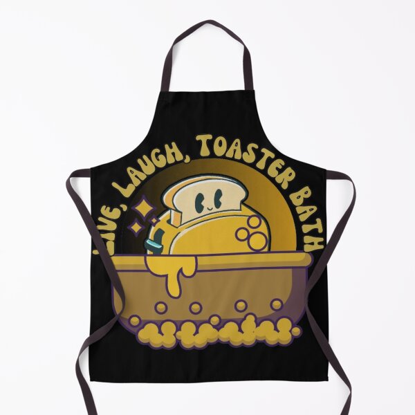 Item preview, Live, Laugh, Toaster Bath - Cool Brown Print designed and sold by TGAL2.