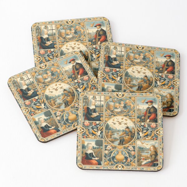 Item preview, Vermeer-inspired pattern 6 designed and sold by Dominika Farkašová.