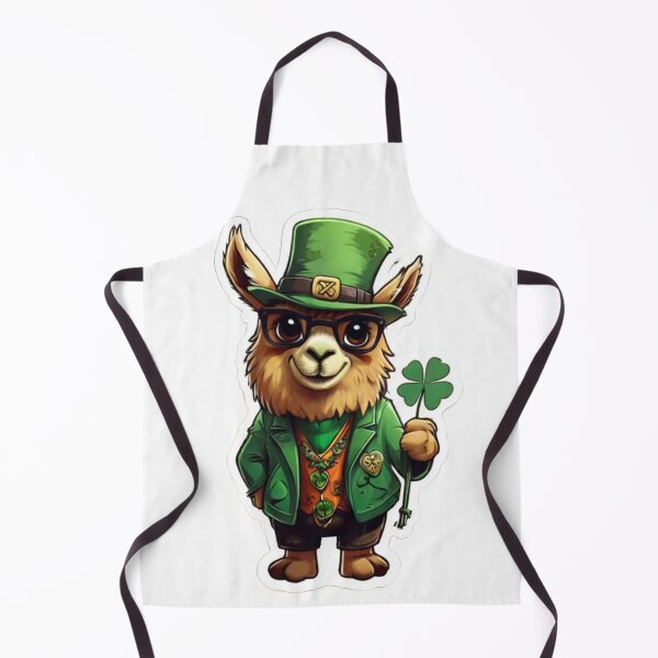Item preview, St Patricks Day Llama designed and sold by Krieghorn.