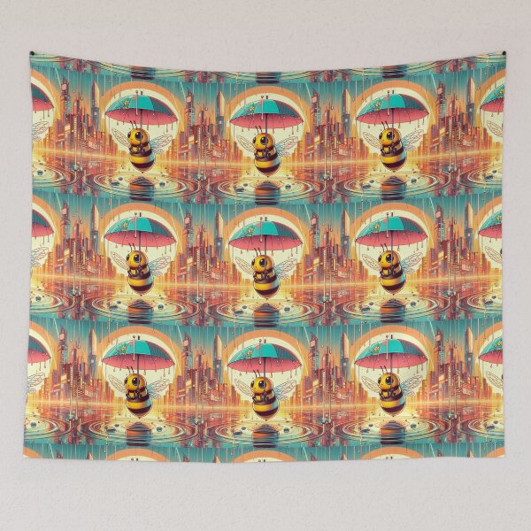 Item preview,  Bee in the Rain designed and sold by TOMASZ-ART.