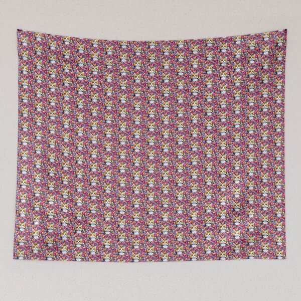 Item preview, CAT ON THE COLORFUL CLOUDS designed and sold by AmazingBackDrop.