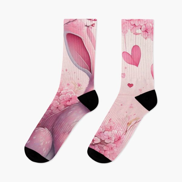 Item preview, Pink Bunny Heart, rabbit, kids, cute, children, flowers, animal designed and sold by Cyber Kids.