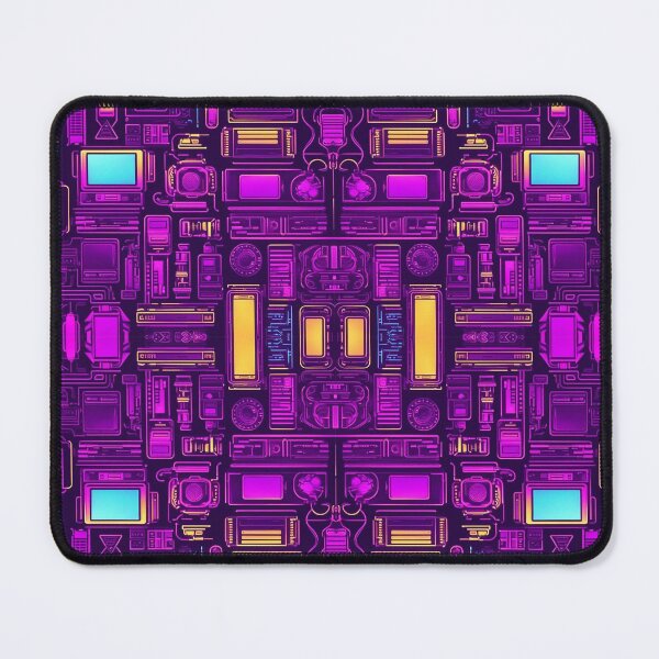Item preview, Abstract Blocks Purple With Lights designed and sold by ComicJo.