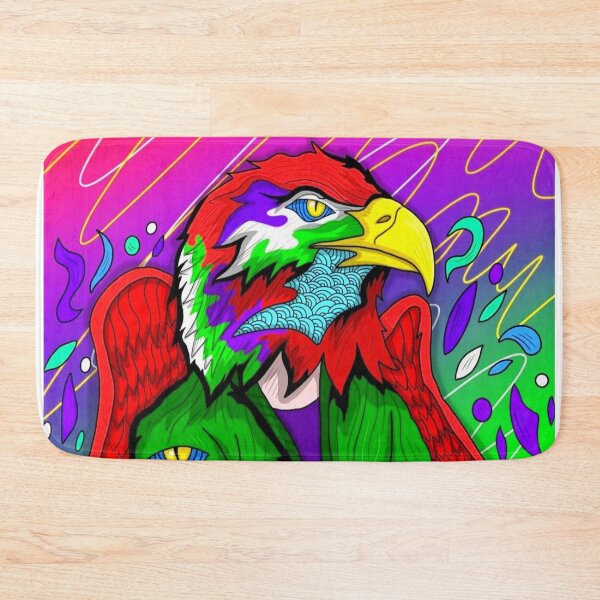Item preview, Green eagle man designed and sold by Aiyinyangart.
