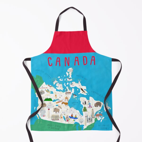 Item preview, Illustrated Map Of Canada By Artist Carla Daly designed and sold by Carla Daly.