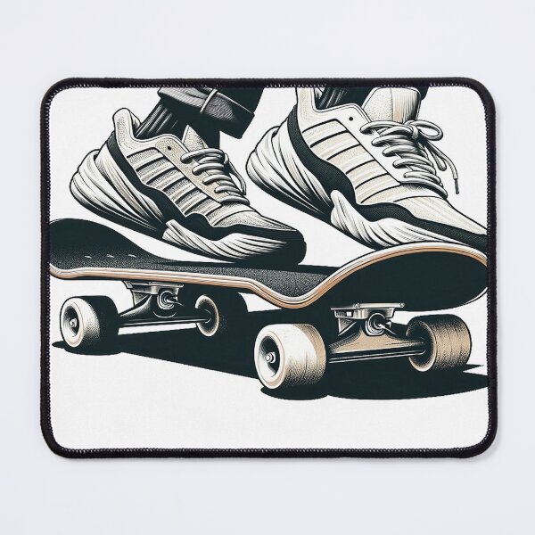 Item preview, shoes on a skateboard designed and sold by DigiHouse.