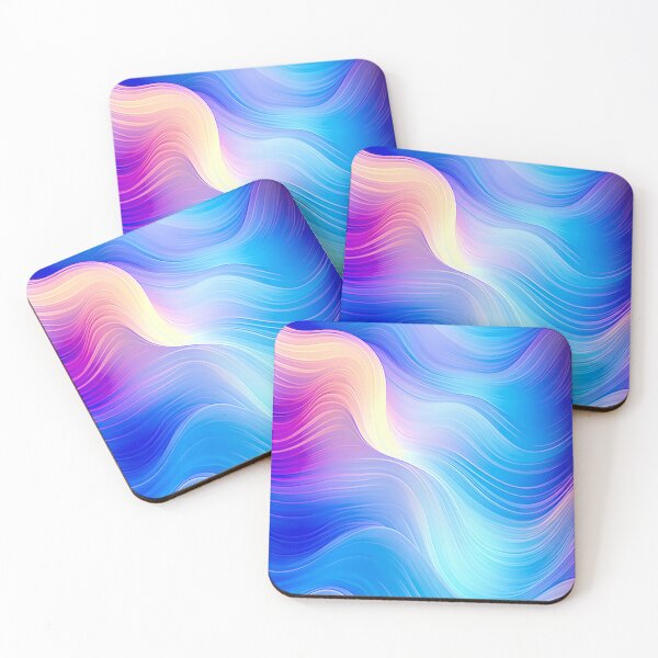 Item preview, Multicolored waves designed and sold by Fantasyplus.