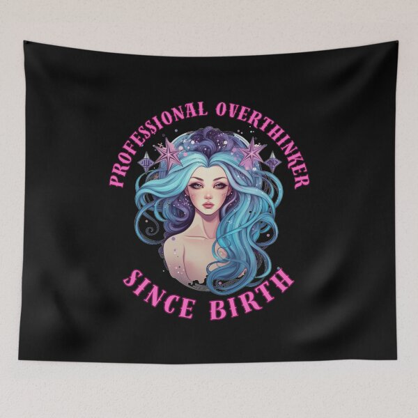 Item preview, Professional Overthinker Since Birth. virgo astrological sign designed and sold by ZodiacWonders.