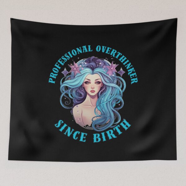 Item preview, Professional Overthinker Since Birth. zodiac virgo designed and sold by ZodiacWonders.