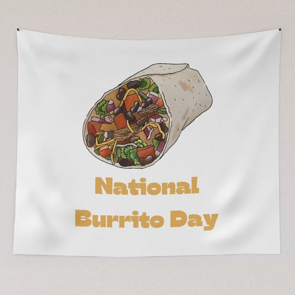 Item preview, National Burrito Day designed and sold by Simo0455.