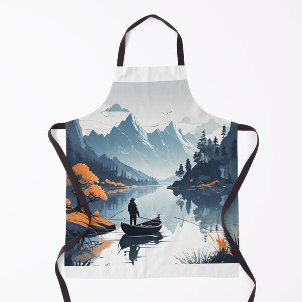 Item preview, Fishing in the lake designed and sold by DreamistStore.