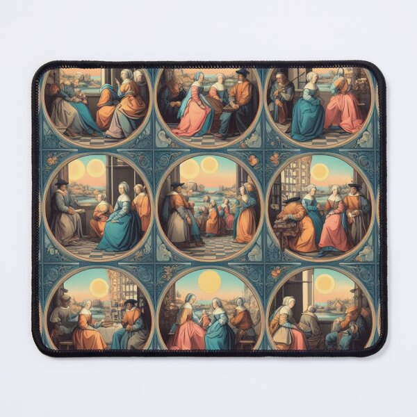 Item preview, Vermeer-inspired pattern 13 designed and sold by Dominika Farkašová.