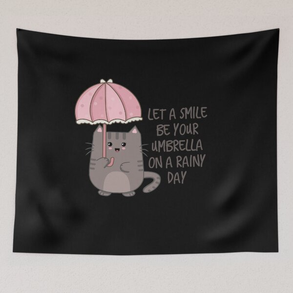 Item preview, A Cute Kitten Holding An Umberlla  designed and sold by Hello-Cuties.