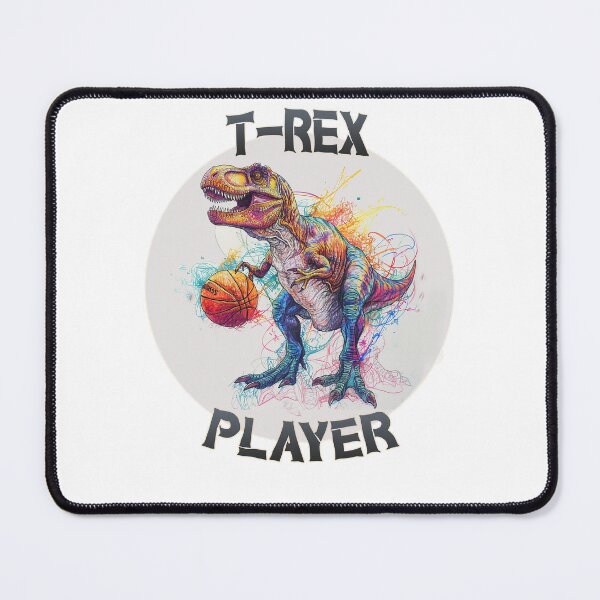 Item preview, T-rex Playing Basketball designed and sold by DinoAndOther.