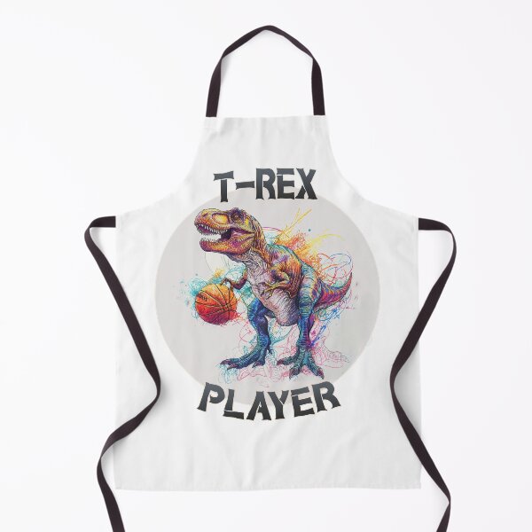 Item preview, T-rex Playing Basketball designed and sold by DinoAndOther.