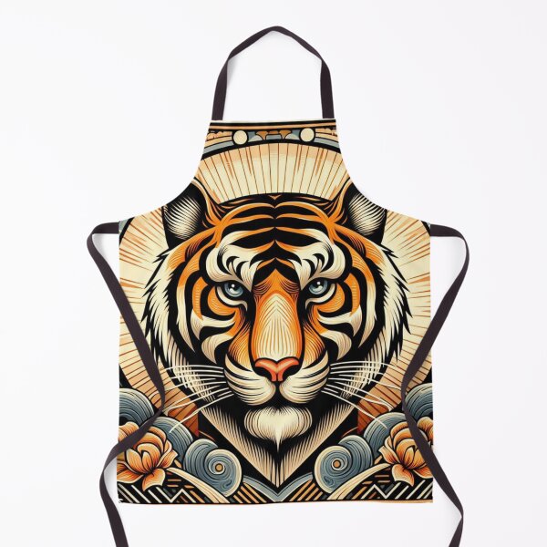 Item preview, "Roaring Royalty: Tiger in Postal Elegance" designed and sold by zenithcollectiv.