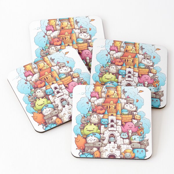 Item preview, Monster Town Castle designed and sold by WitoonShop.