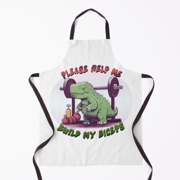 Item preview, Sad Dinosaur at the Gym designed and sold by DinoAndOther.