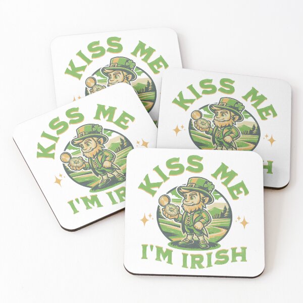 Item preview, Kiss Me I'm Irish saint patricks day / St patricks day 2024 / irish kisses designed and sold by Krasnovaovaova.