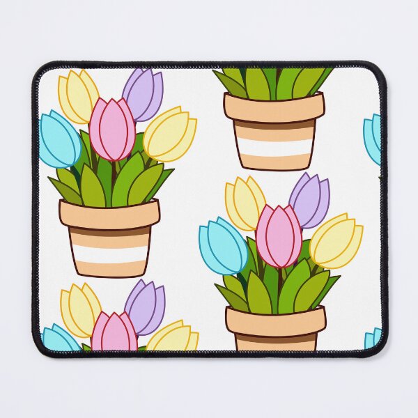 Item preview, Flower Pot with Tulips designed and sold by WildGuess5.