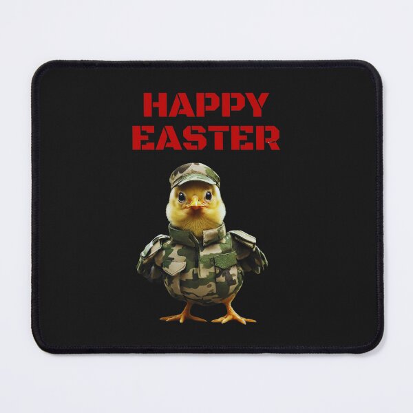 Item preview, Military chicken wishes you a happy Easter designed and sold by StonePine.