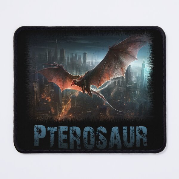 Item preview, Flying Dinosaur Pterosaur Above City designed and sold by DinoAndOther.