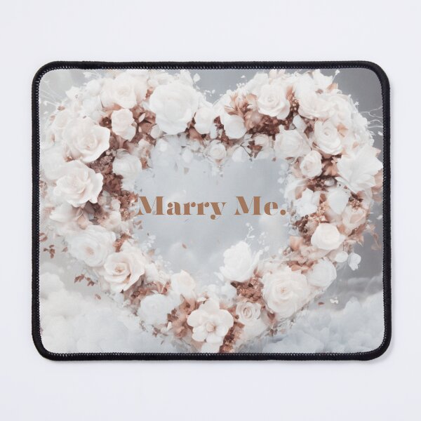 Item preview, Valentines Day heartshaped Marry Me bouquet. designed and sold by Queeneline.