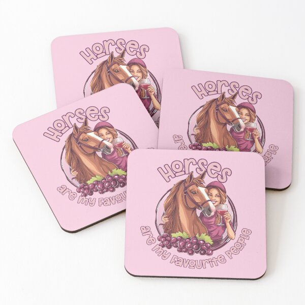 Item preview, Horses are My Favourite People - Funny Quote designed and sold by KatanaCreative.