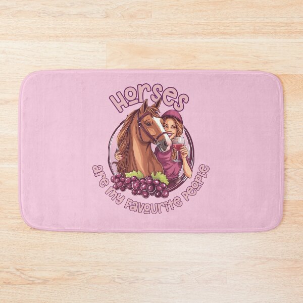 Item preview, Horses are My Favourite People - Funny Quote designed and sold by KatanaCreative.