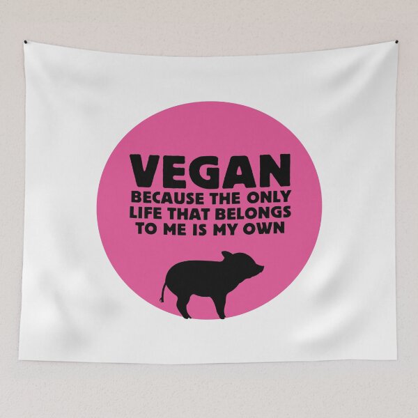 Item preview, Vegan because the only life that belongs to me is my own designed and sold by Nanika-akimoto.